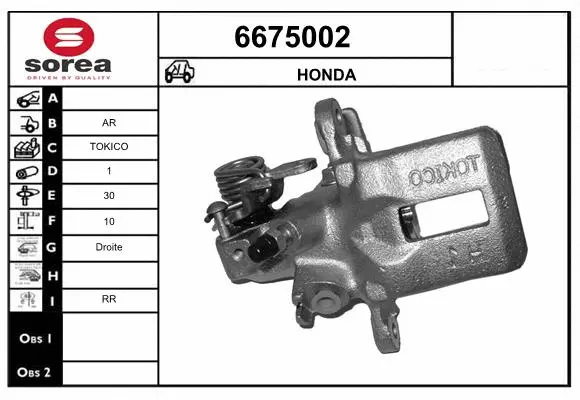 Brake Caliper (6675002)