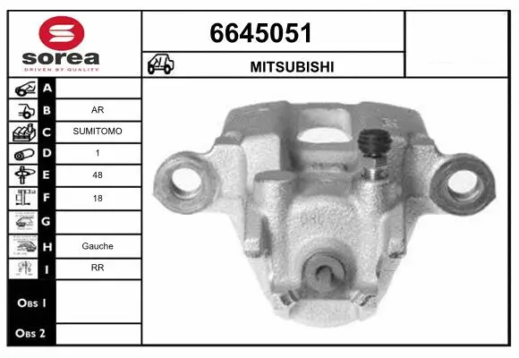 Brake Caliper (6645051)