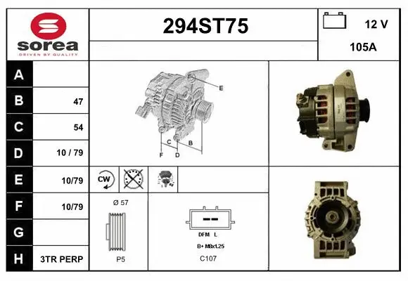 Alternator (294ST75)