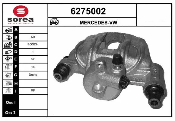 Brake Caliper (6275002)