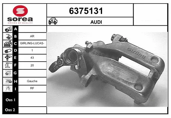 Brake Caliper (6375131)