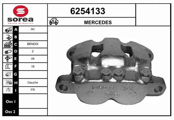Brake Caliper (6254133)