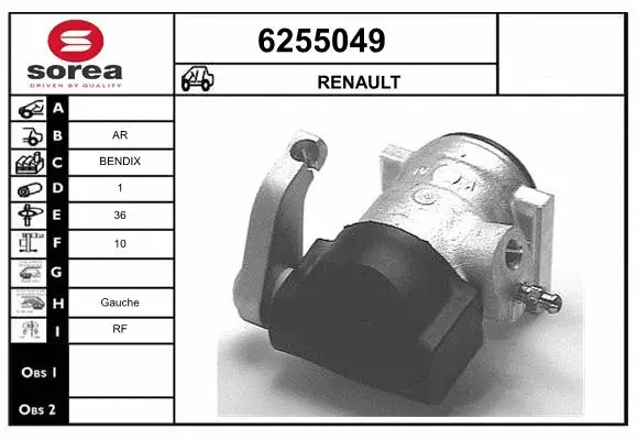 Brake Caliper (6255049)