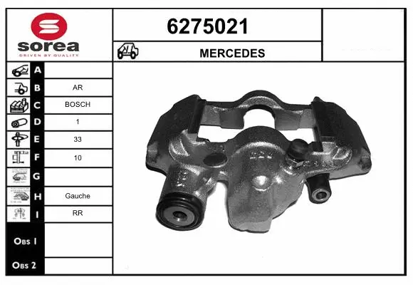 Brake Caliper (6275021)