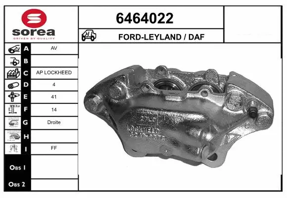 Brake Caliper (6464022)