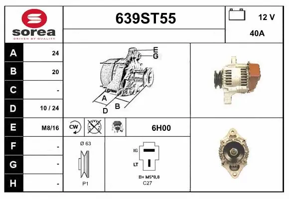 Alternator (639ST55)
