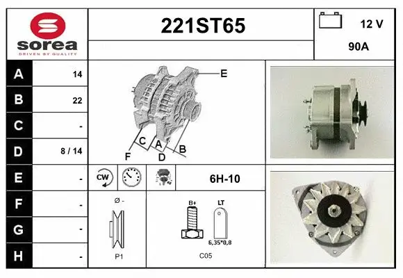 Alternator (221ST65)
