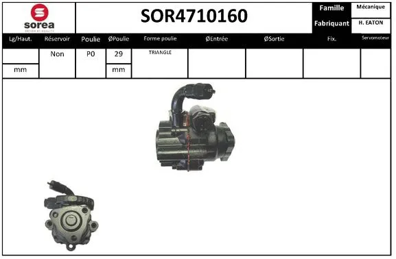 Hydraulic Pump, steering (SOR4710160)