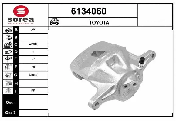 Brake Caliper (6134060)