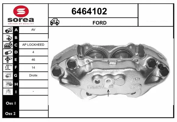 Brake Caliper (6464102)