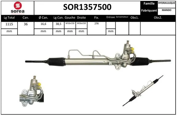 Steering Gear (SOR1357500)
