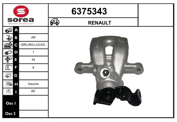 Brake Caliper (6375343)