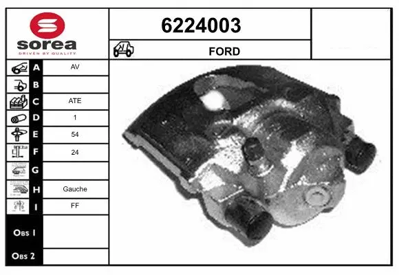 Brake Caliper (6224003)