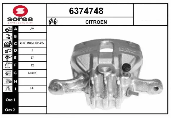 Brake Caliper (6374748)