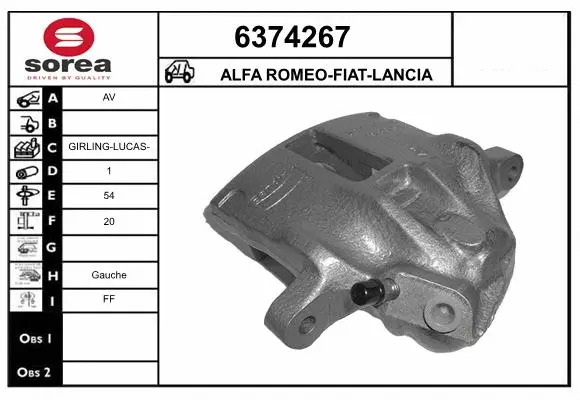 Brake Caliper (6374267)