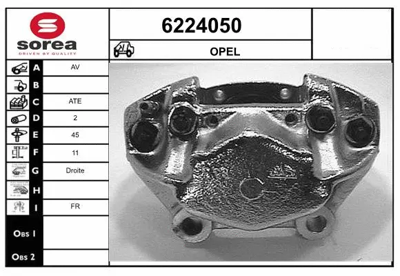 Brake Caliper (6224050)