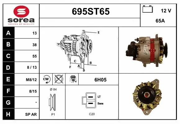 Alternator (695ST65)