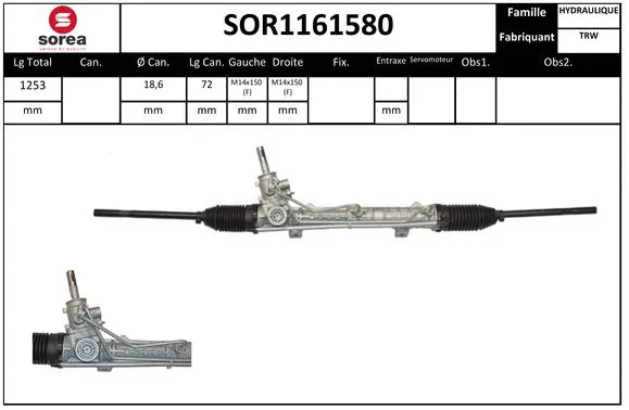 Steering Gear (SOR1161580)