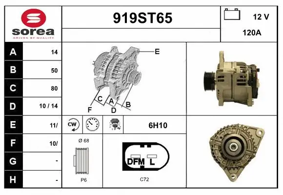 Alternator (919ST65)
