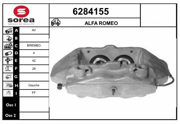 Brake Caliper (6284155)