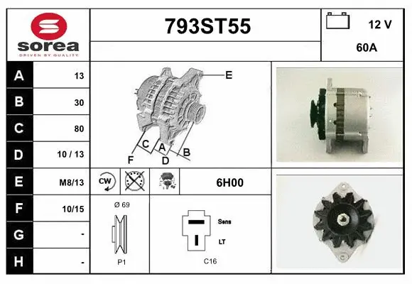 Alternator (793ST55)