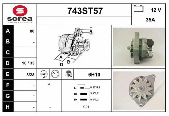 Alternator (743ST57)
