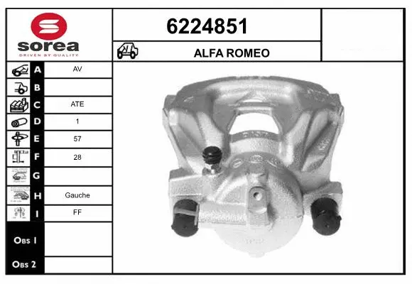 Brake Caliper (6224851)