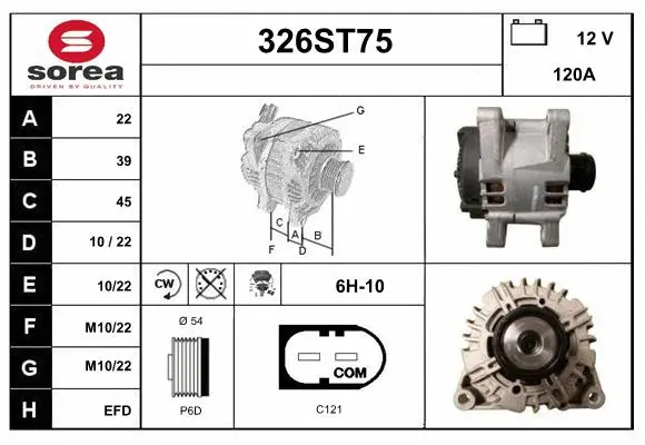 Alternator (326ST75)
