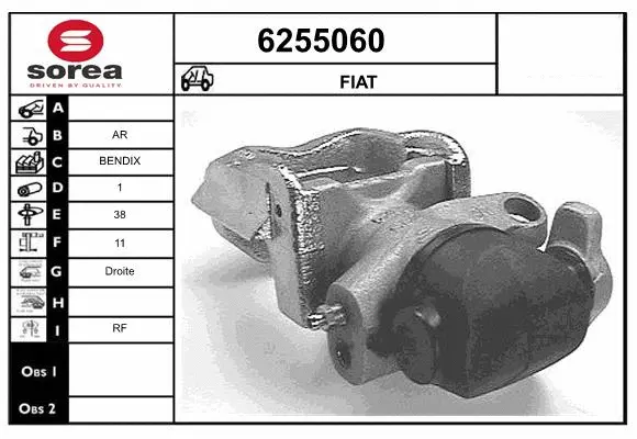 Brake Caliper (6255060)