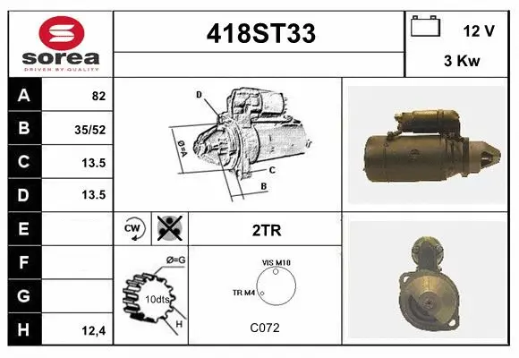 Starter (418ST33)
