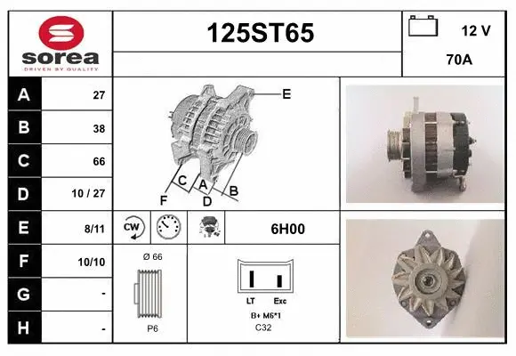 Alternator (125ST65)