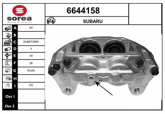 Brake Caliper (6644158)