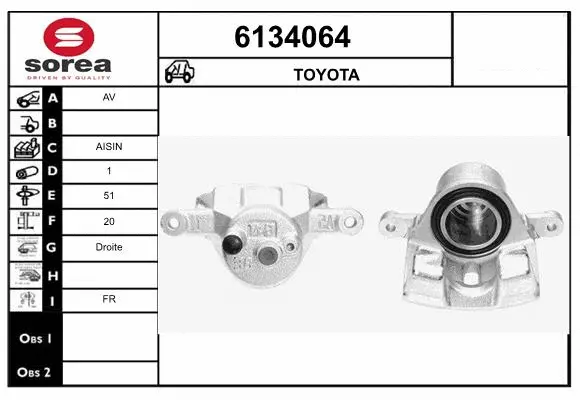 Brake Caliper (6134064)