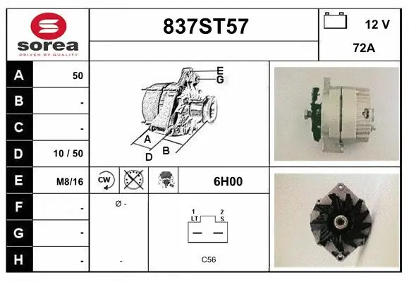Alternator (837ST57)