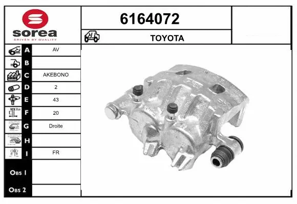 Brake Caliper (6164072)