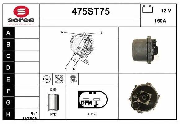 Alternator (475ST75)