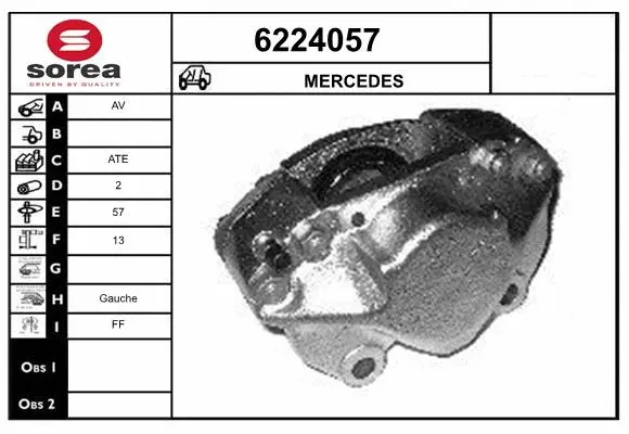 Brake Caliper (6224057)