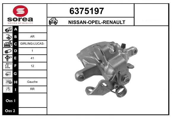 Brake Caliper (6375197)