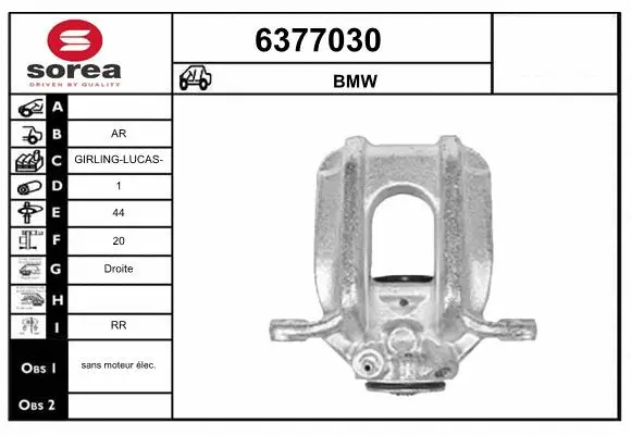 Brake Caliper (6377030)