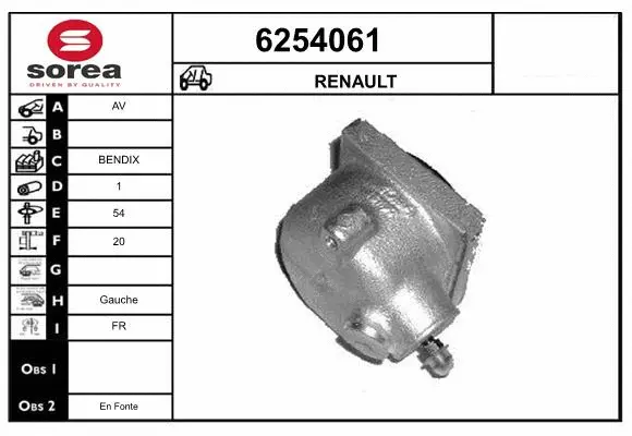 Brake Caliper (6254061)