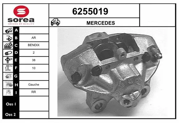 Brake Caliper (6255019)