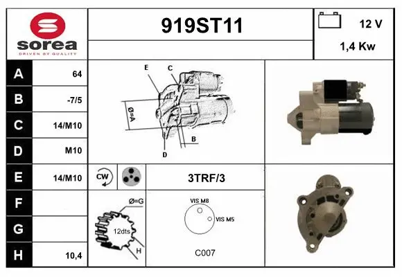 Starter (919ST11)