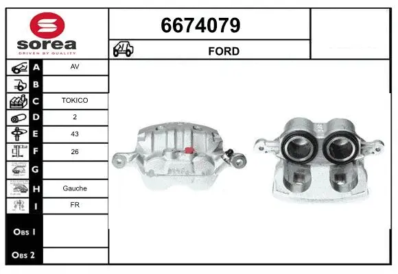 Brake Caliper (6674079)