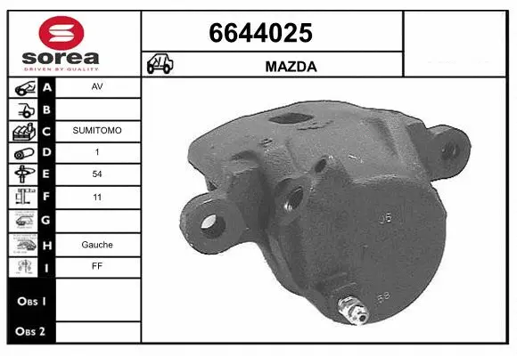 Brake Caliper (6644025)