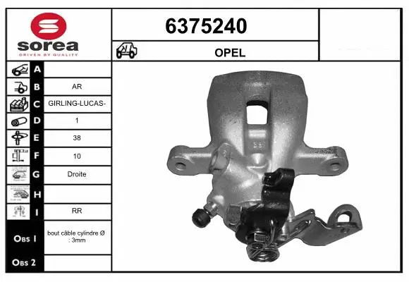 Brake Caliper (6375240)