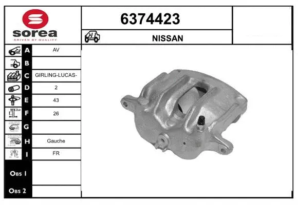 Brake Caliper (6374423)
