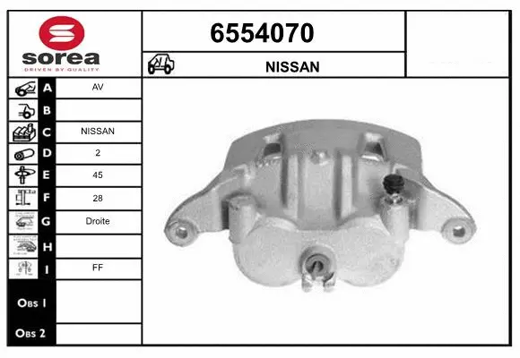 Brake Caliper (6554070)