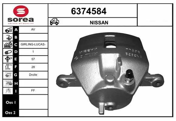 Brake Caliper (6374584)