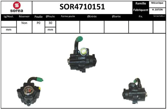 Hydraulic Pump, steering (SOR4710151)