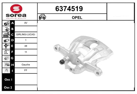 Brake Caliper (6374519)